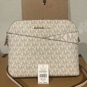 Vanilla pink blush Michael kors jet set medium crossbody